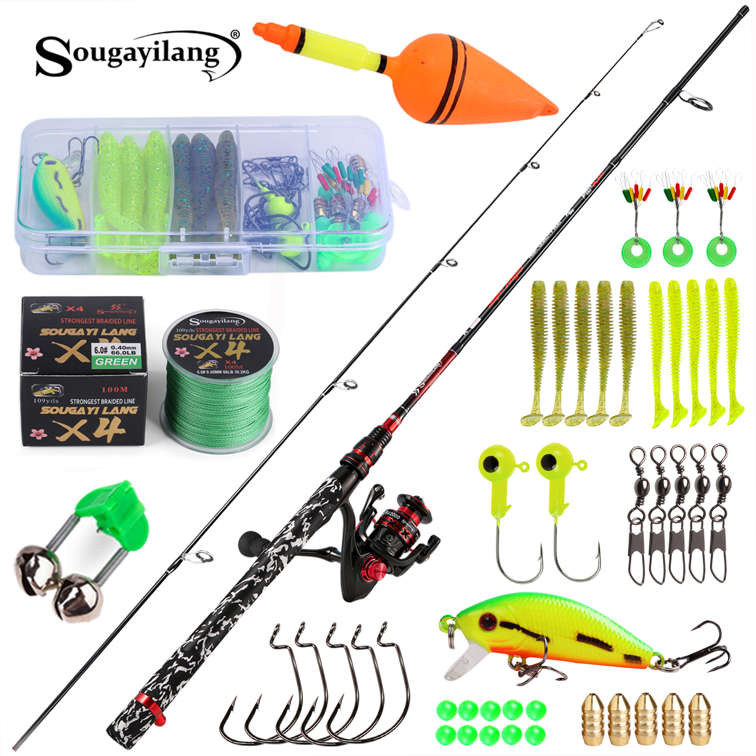 Freshwater Line - Sougayilang Spinning Fishing Rod and Reel