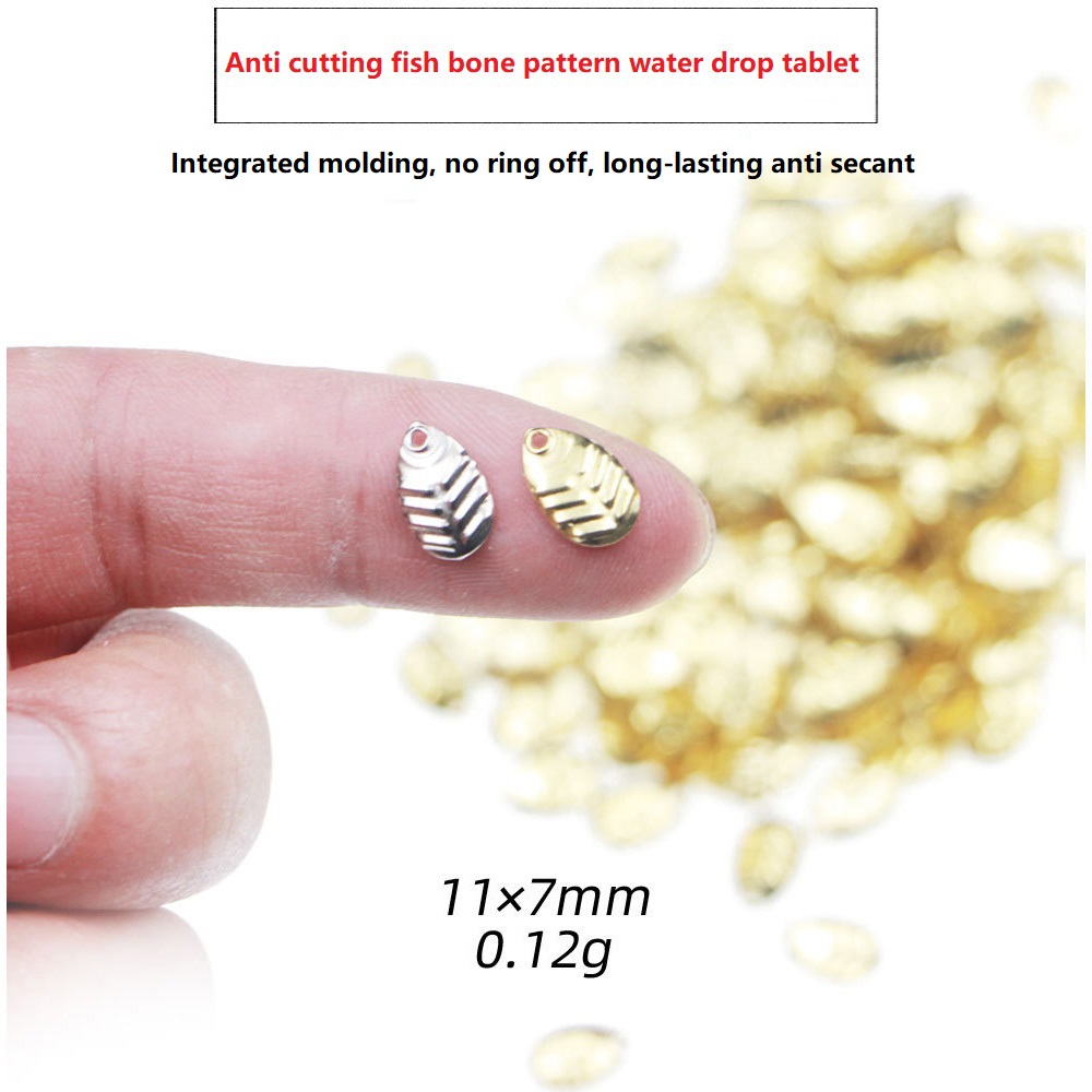 Monofilament Line - 50Pcs/lot DIY Fishing Spinner Sequin Rings