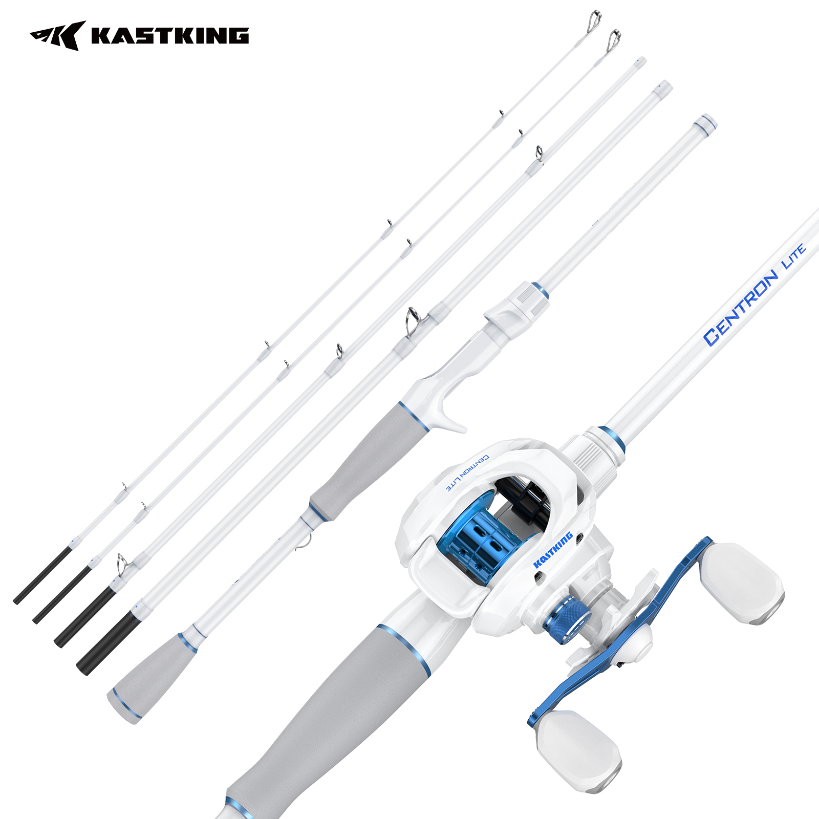 Fishing Line Spooler - KastKing Centron Lite Travel Casting Combo