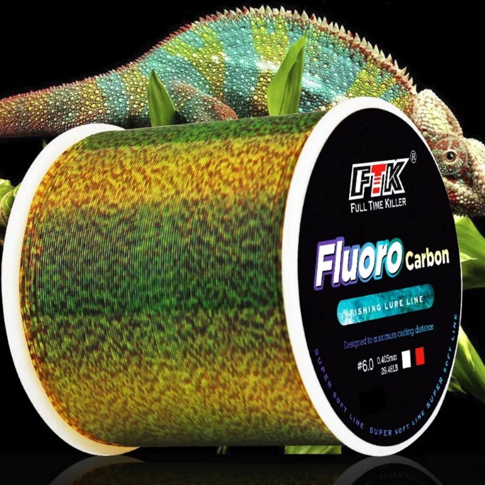 Fluorocarbon Line - Billings Invisible Spotted Line, Camouflage Nylon