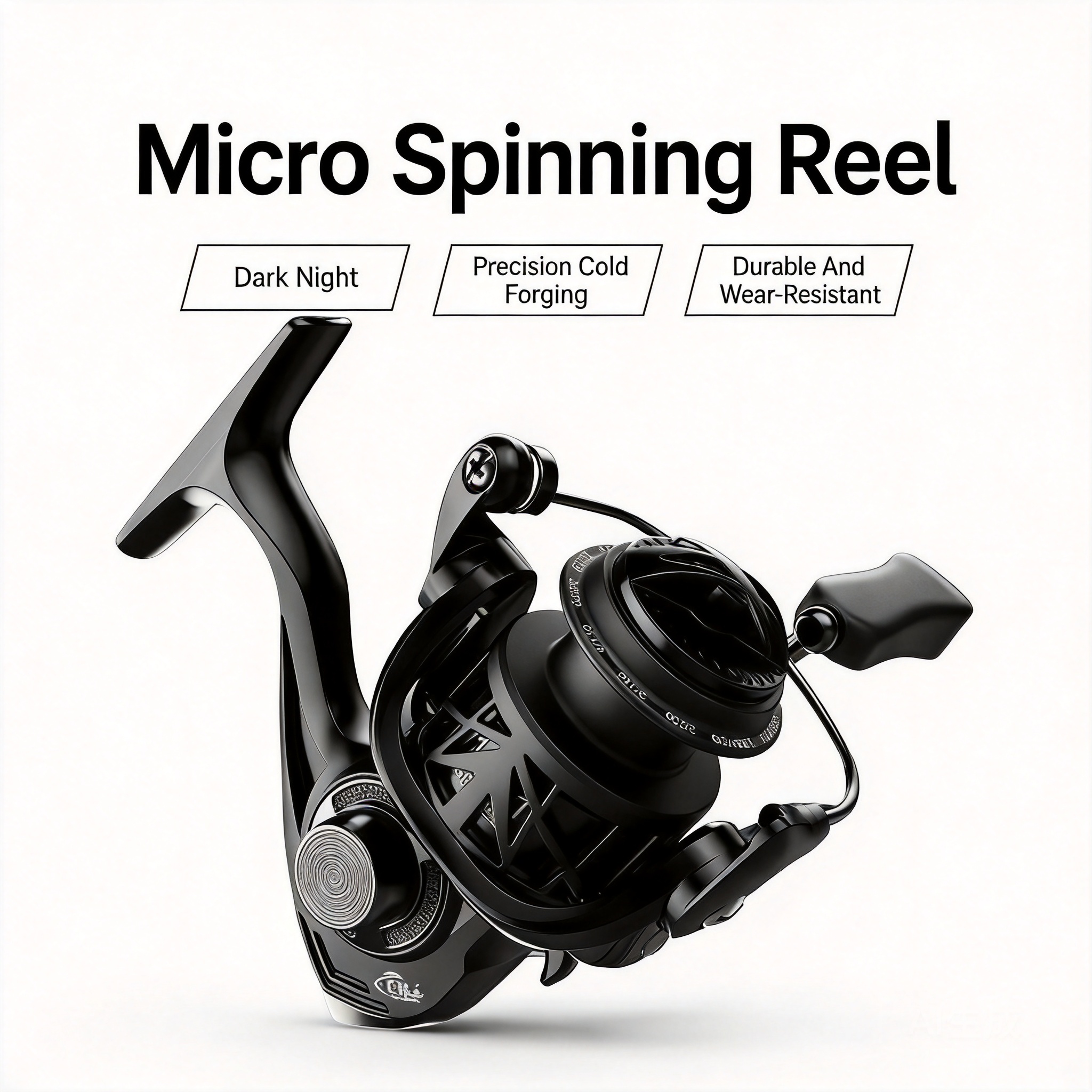 Ice Fishing Line - Ultralight Shallow Spool Micro Spinning Fishing