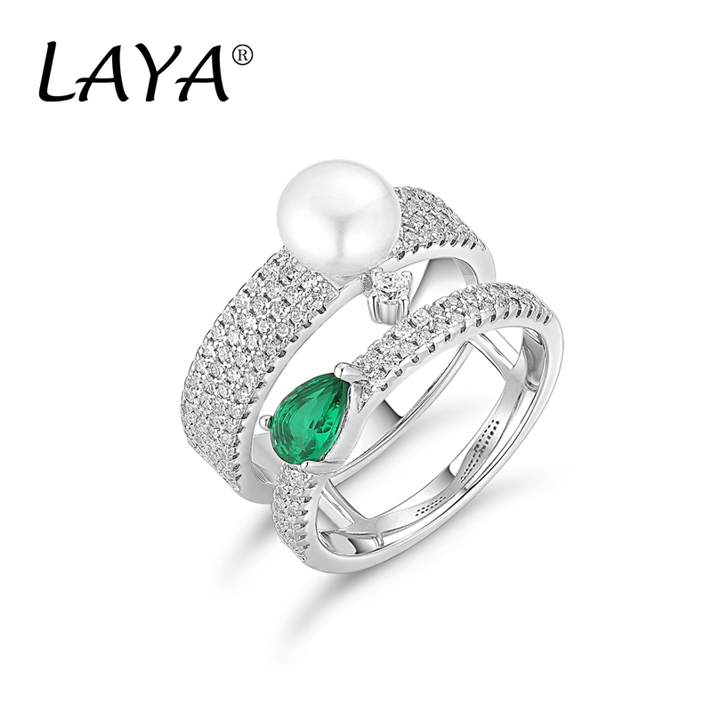 Freshwater Line - 925 Sterling Silver Double Line High