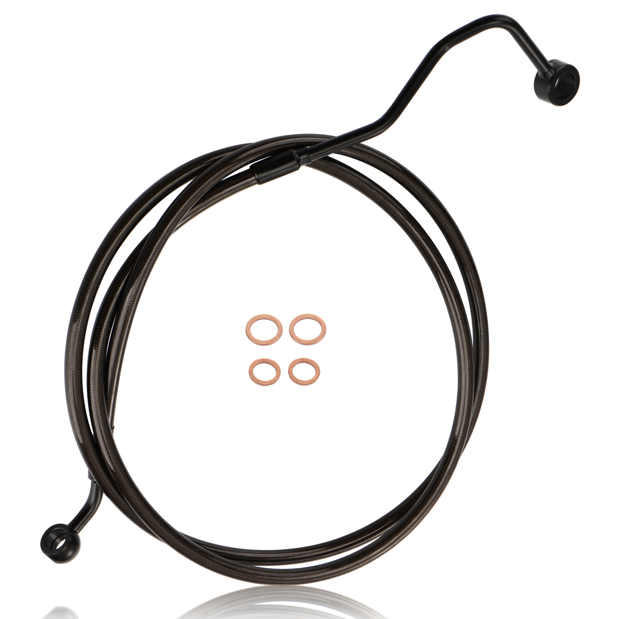 Braided Line - Upper Front Brake Line Oil Hose