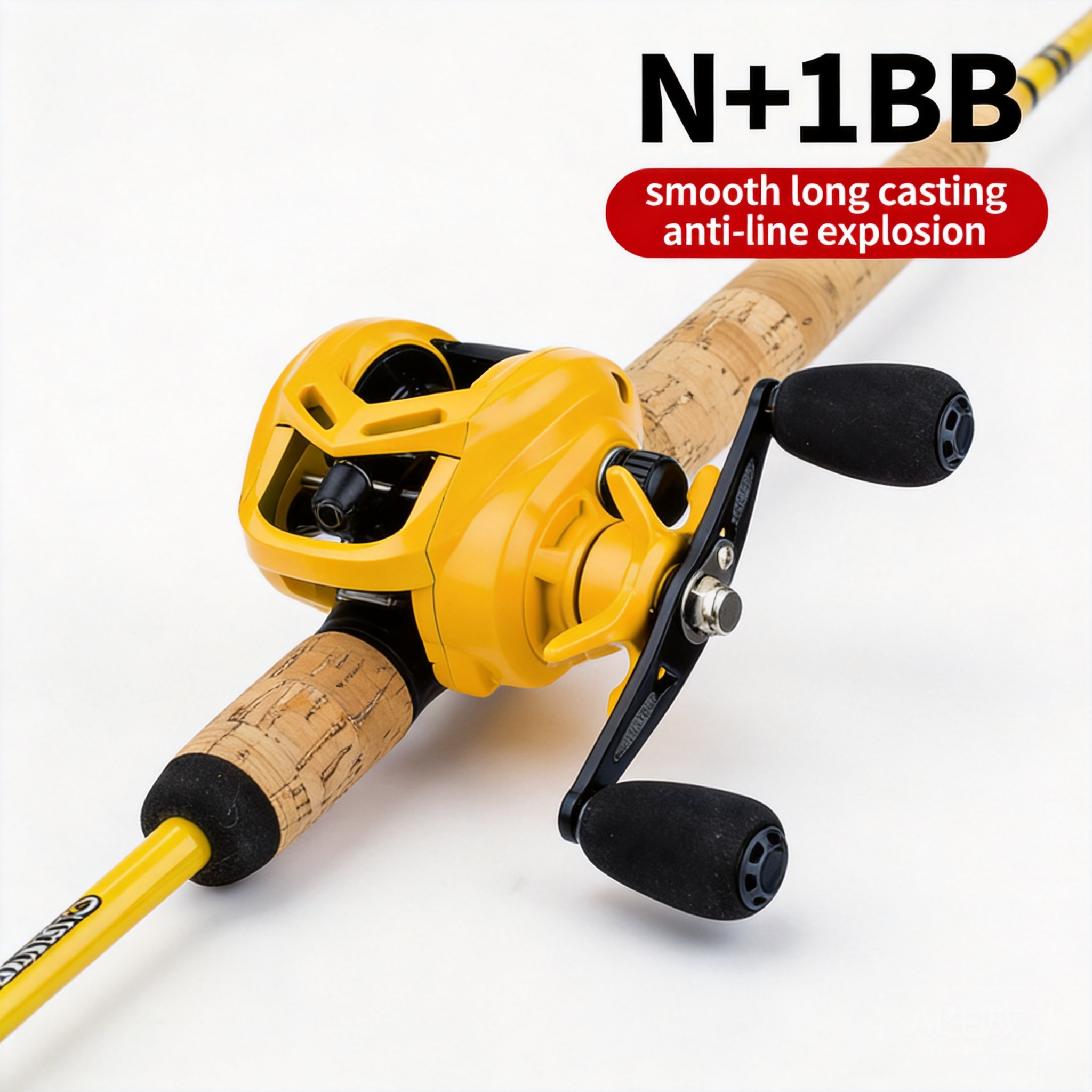 Ice Fishing Line - Yellow N+1 Bb Baitcasting Reel Drag