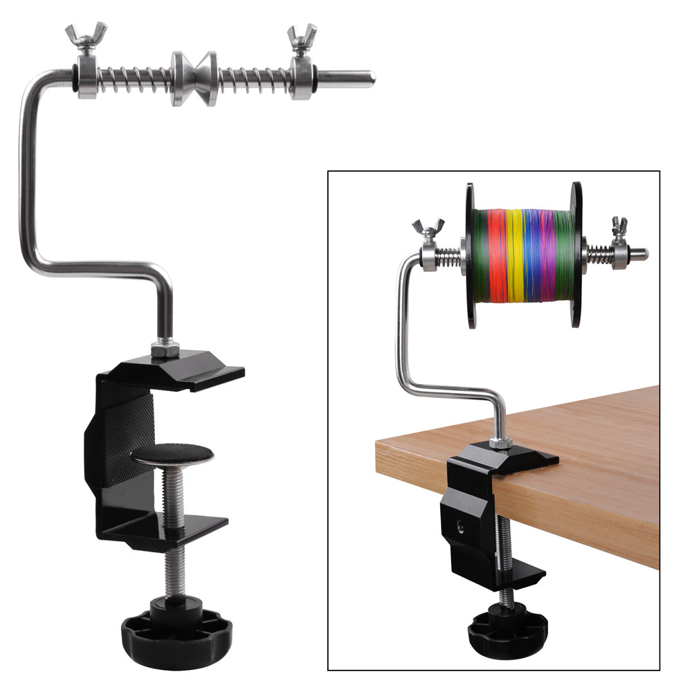 Fishing Line Spool - Protable Fishing Line Winder with Clamp-Adjustable