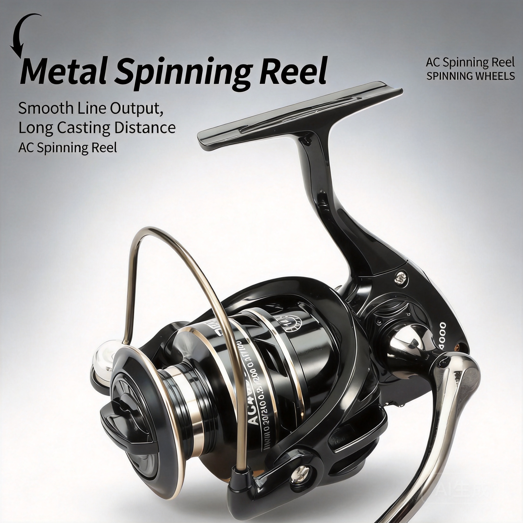 Ice Fishing Line - Ac Series All Metal Spinning Fishing