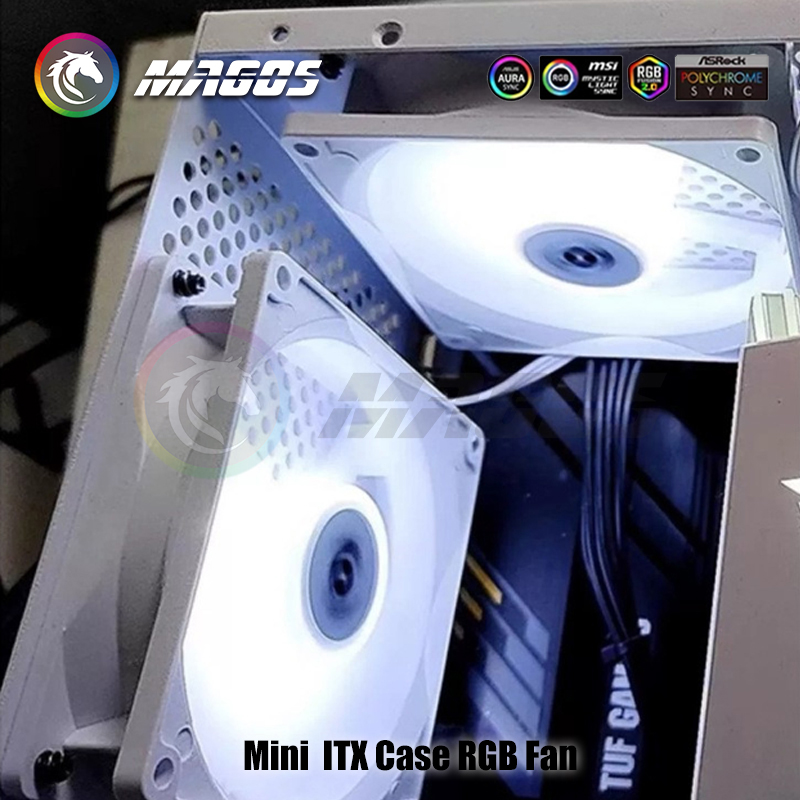 Mini ITX Case ARGB Fan 8cm 9cm - Fly Line 评论和价格