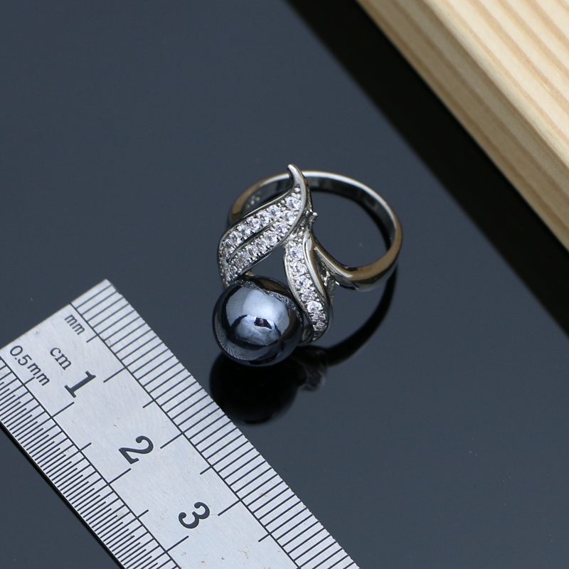 Black Pearls 925 Silver Jewelr - Freshwater Line 评论和价格
