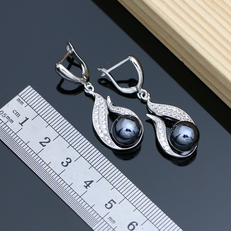 Black Pearls 925 Silver Jewelr - Freshwater Line 评论和价格