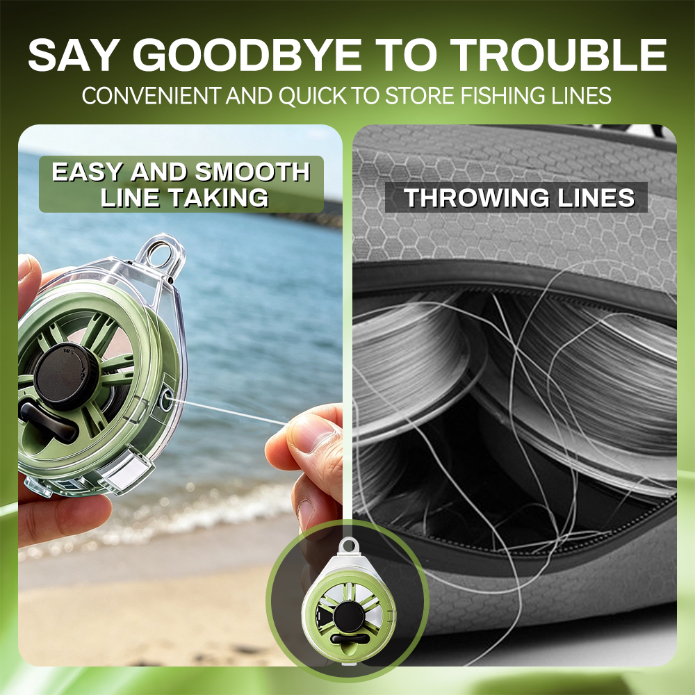 ZUKIBO Green Hangable Line Sto - Fishing Line Spool 评论和价格
