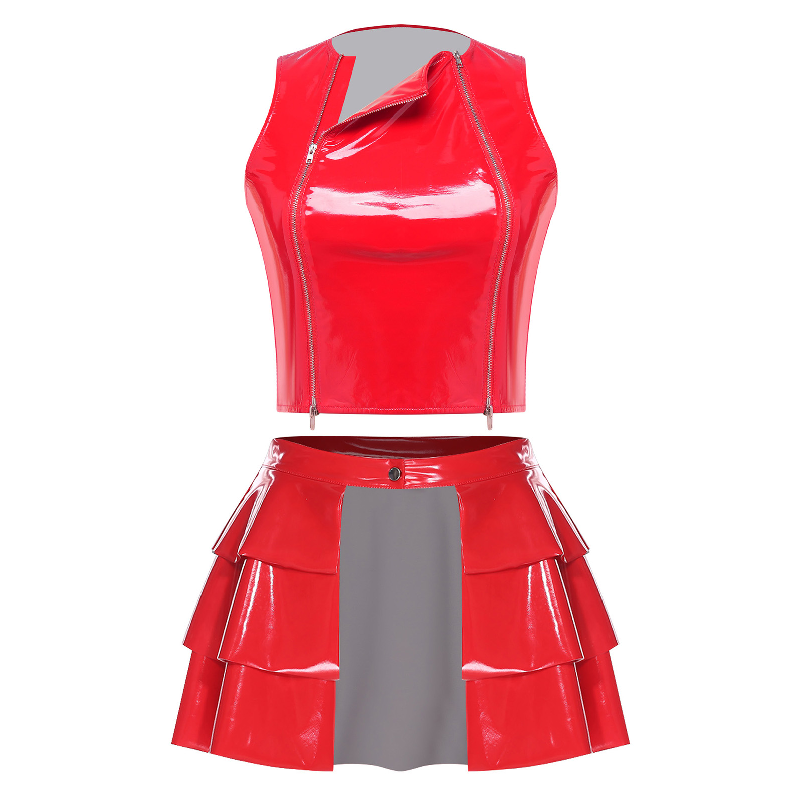 Women’s Wet Look PU Leather Cl - Fly Line 评论和价格