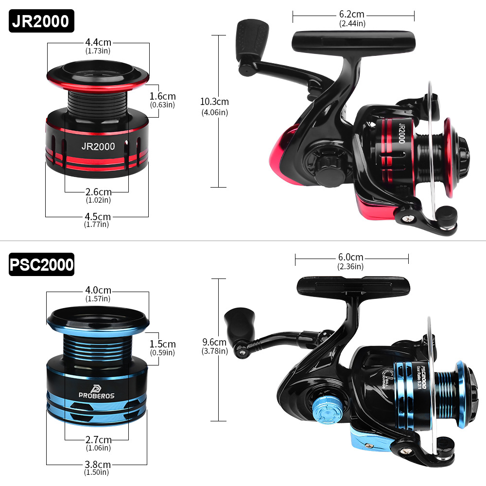 Metal Spinning Reel 2000 Serie - Ice Fishing Line 评论和价格