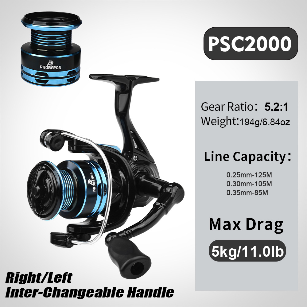 Metal Spinning Reel 2000 Serie - Ice Fishing Line 评论和价格
