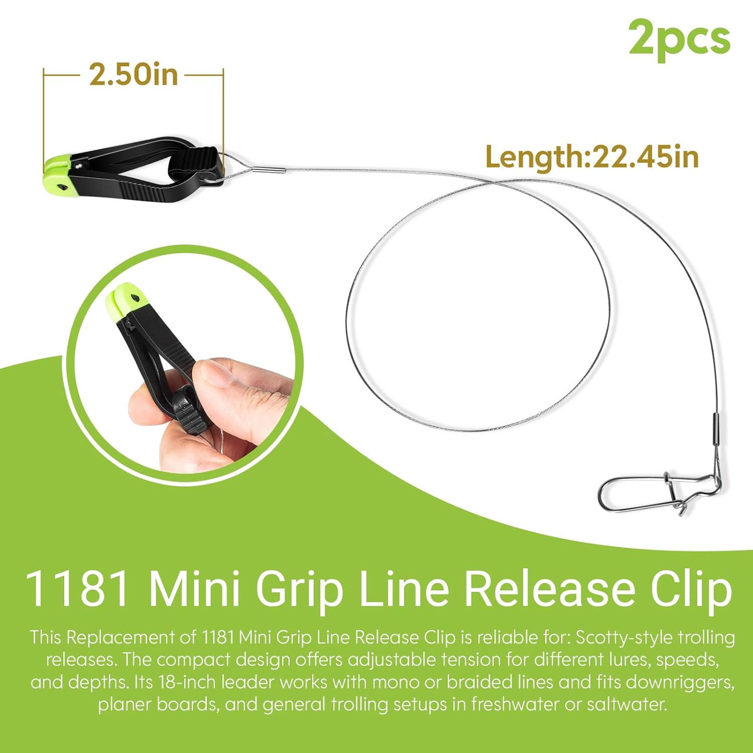 1181 Grip Line Release Clip fo - Tippet Line 评论和价格