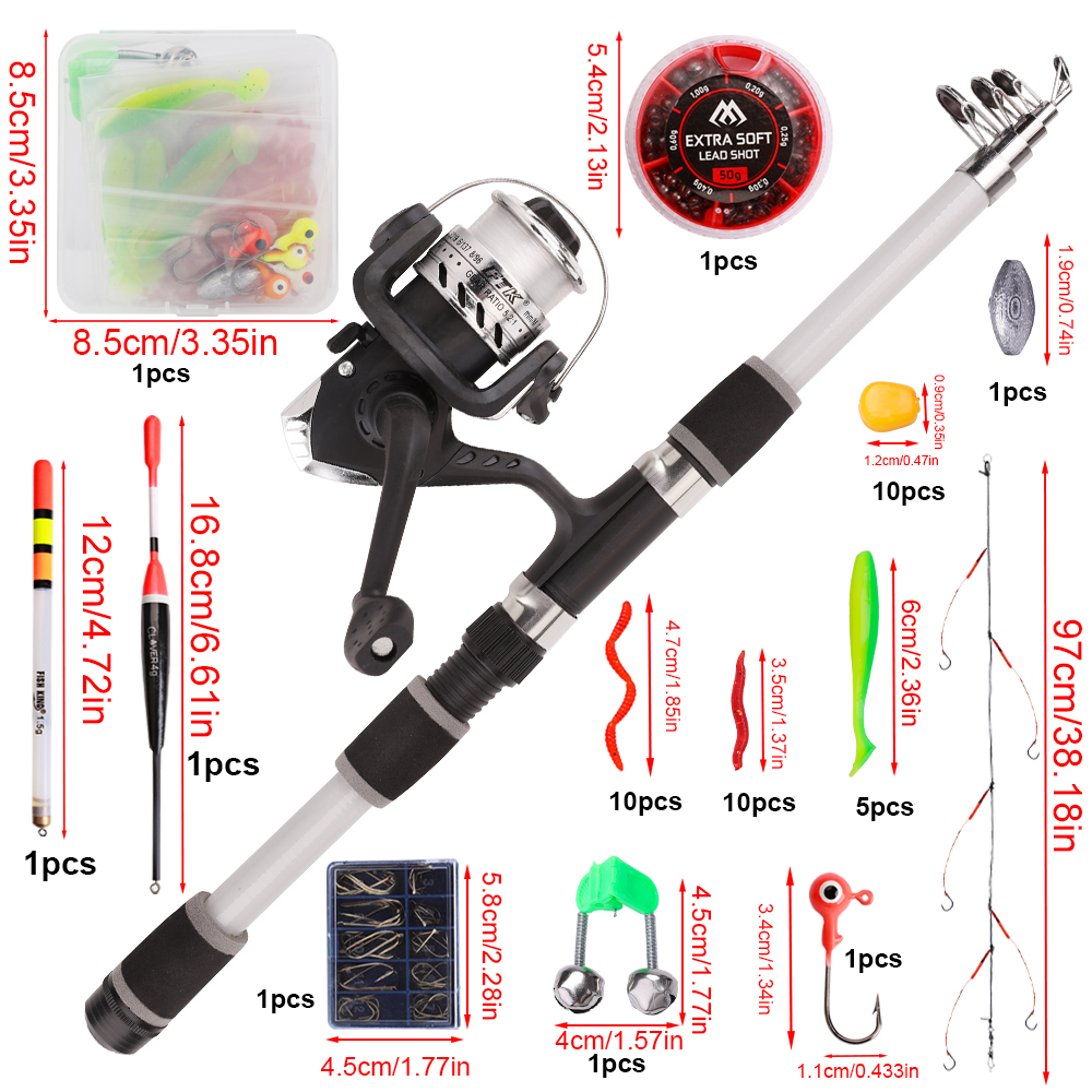 FTK 1.8m Fishing Rod and Reel  - Freshwater Line 评论和价格