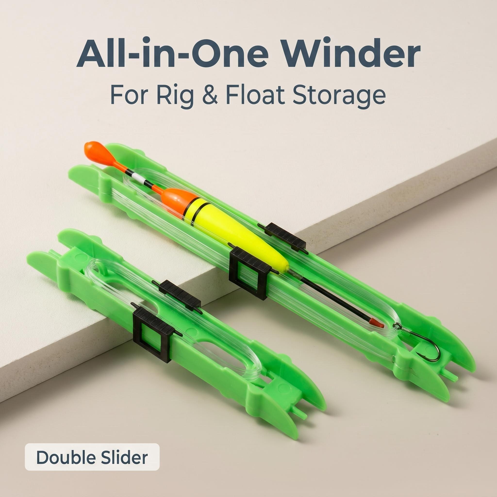 HIRISI 10Pcs Double Slider Fis - Fishing Line Winder 评论和价格
