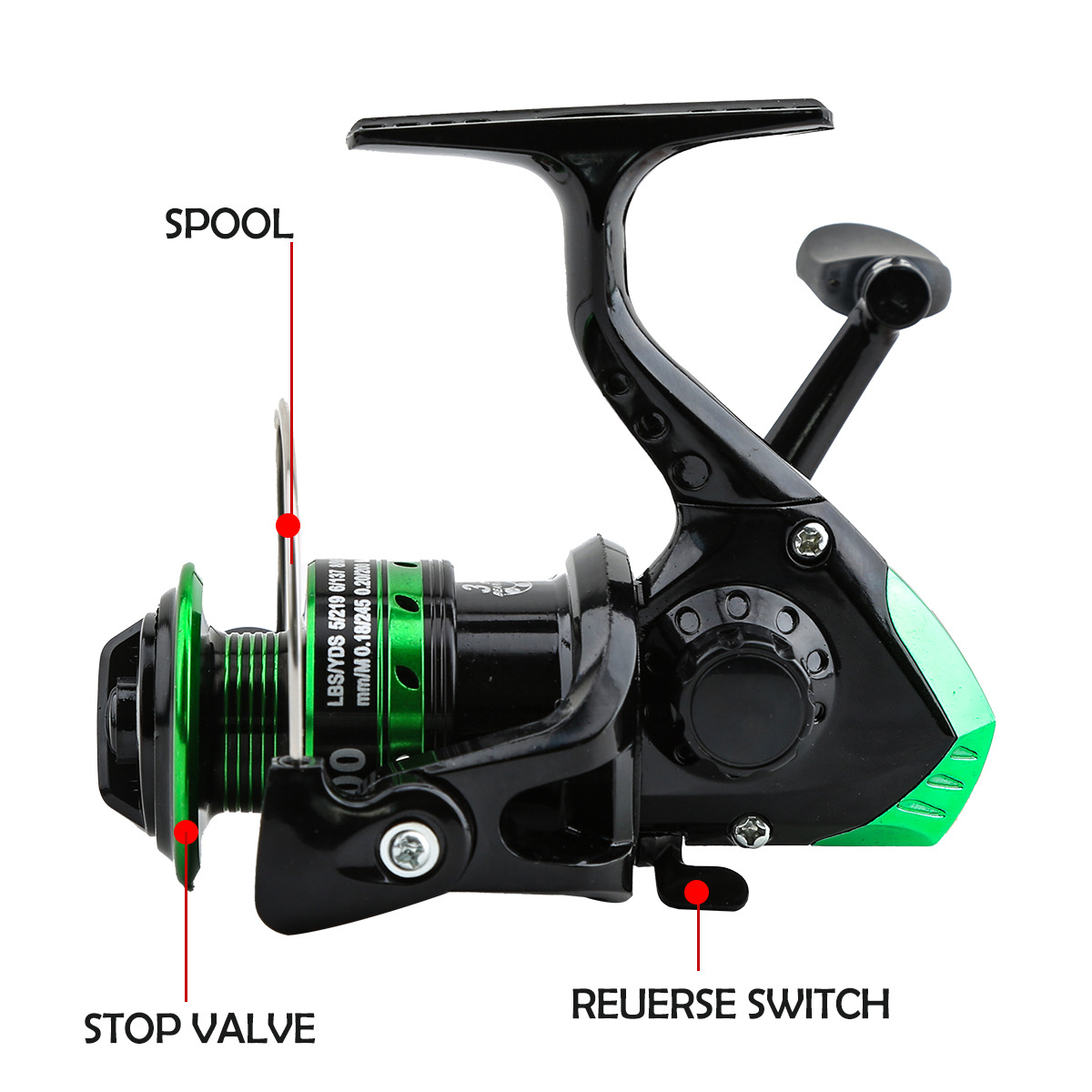 Metal Spinning Reel 5.2:1 Gear - Ice Fishing Line 评论和价格