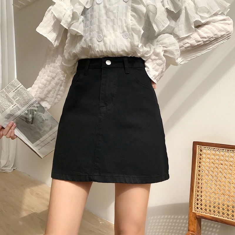 Basic Solid Color High Waist D - Fly Line 评论和价格