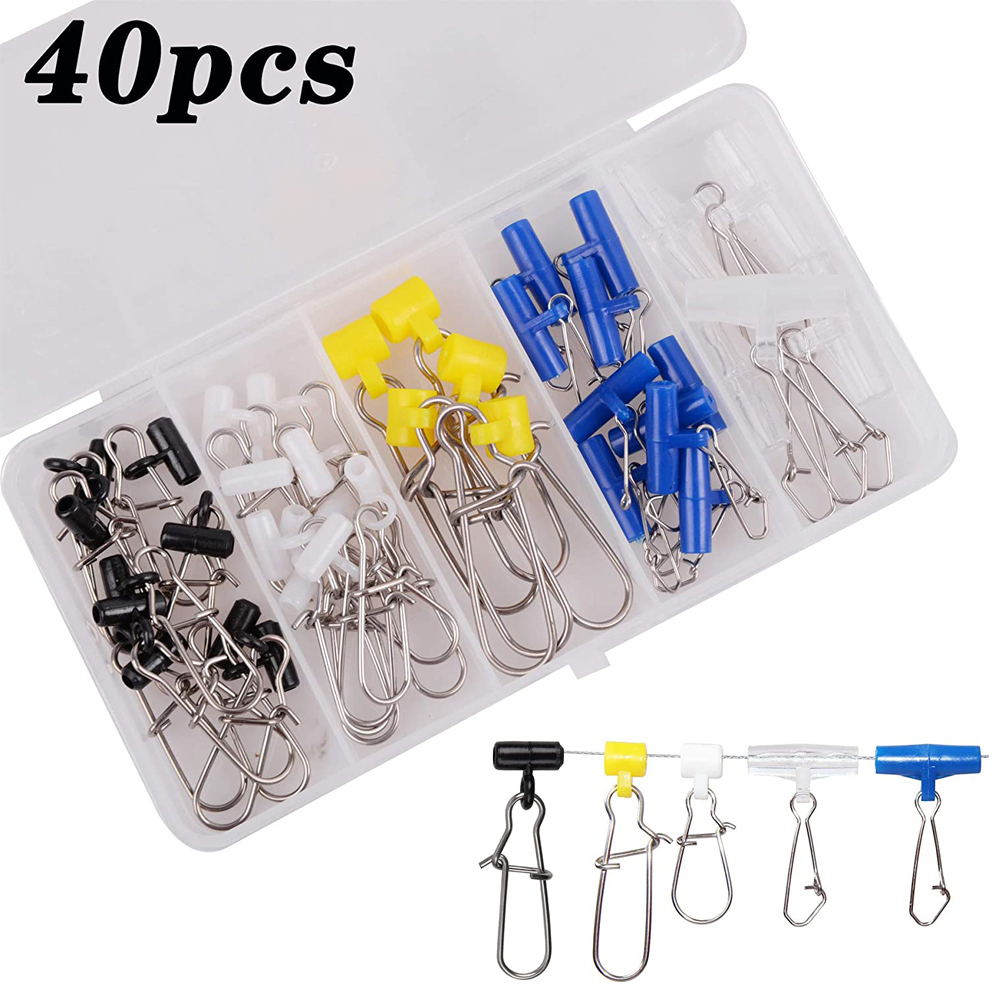 40Pcs Fishing line Sinker Slid - Monofilament Line 评论和价格