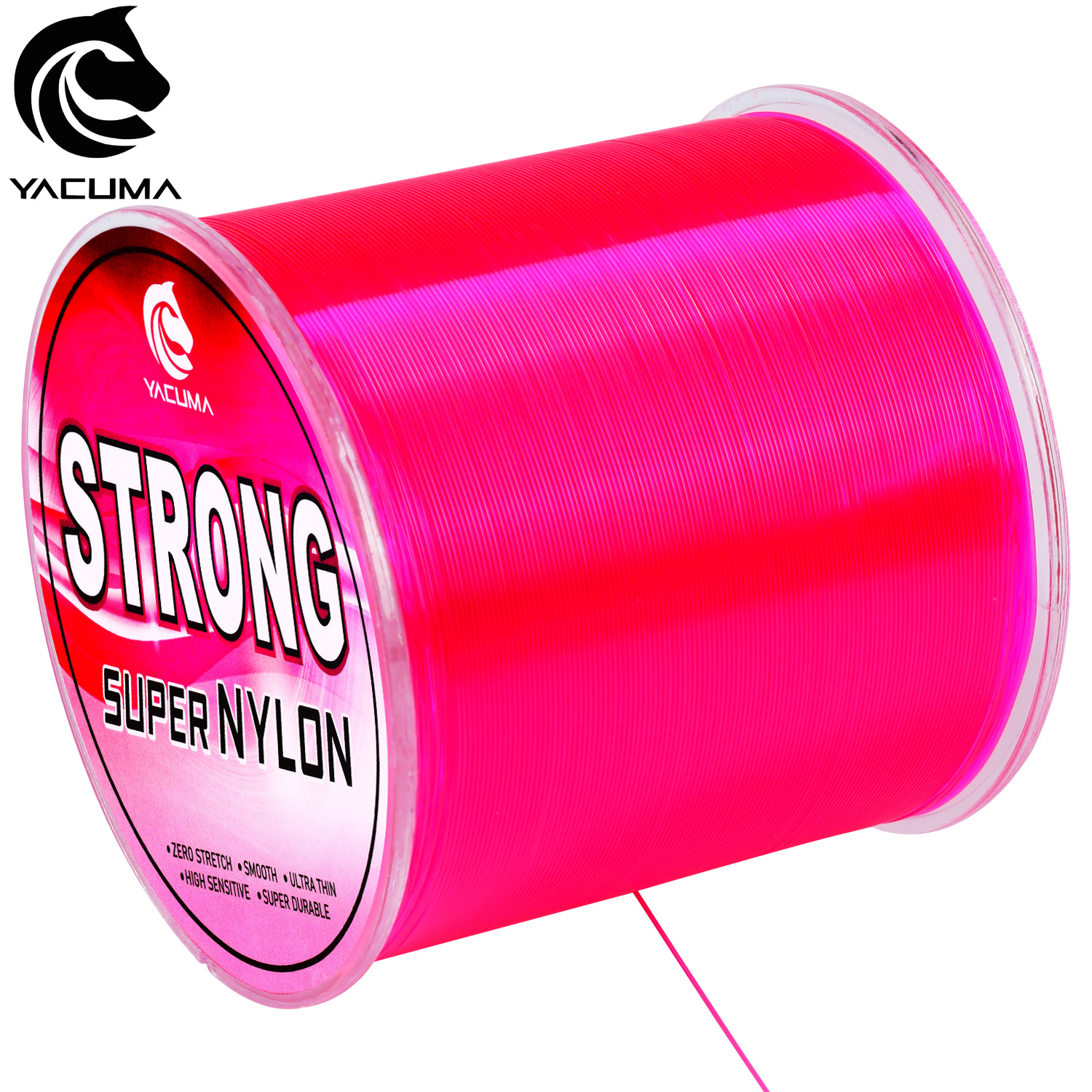 YACUMA 500M-546YDS Strong Pink - Fluorocarbon Line 评论和价格