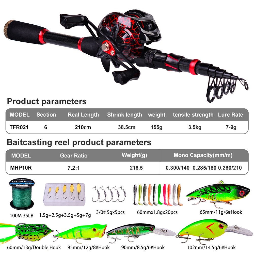 Carbon Fiber Long Casting Bait - Freshwater Line 评论和价格