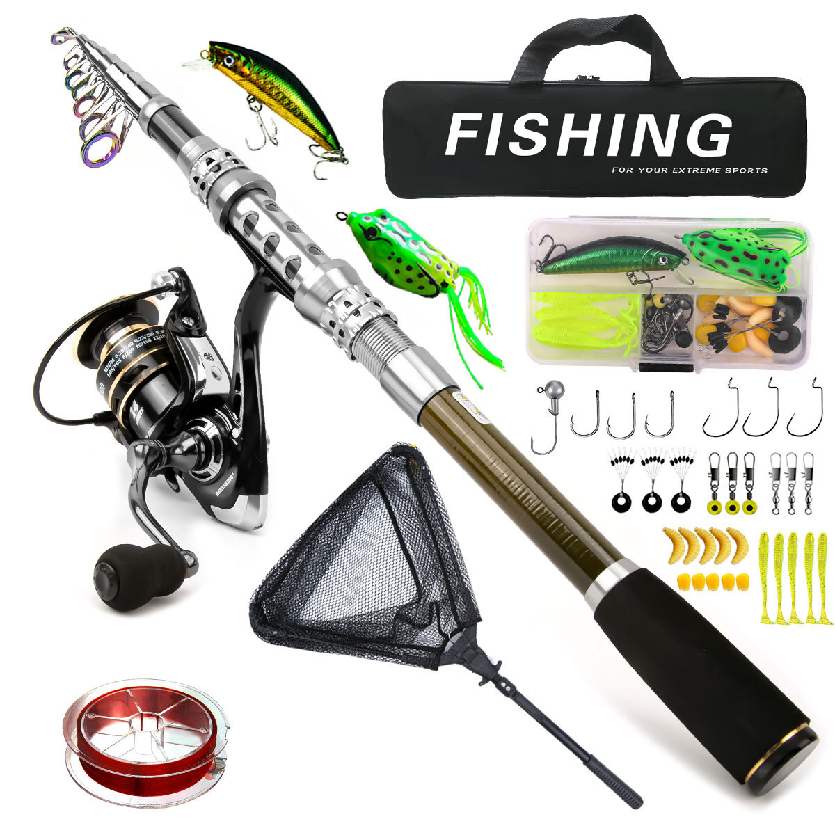 Carbon Luya Rod Wheel Set Sea  - Freshwater Line 评论和价格