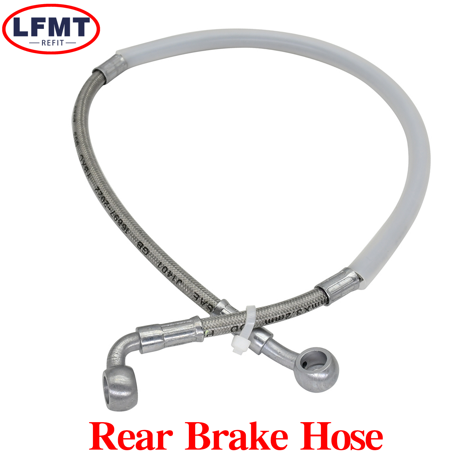 Motorcycle Rear Brake Oil Hose - Braided Line 评论和价格