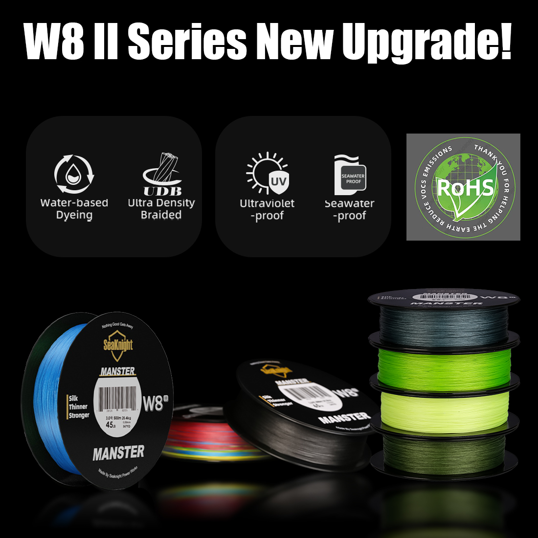 SeaKnight Brand W8 II Series F - Copolymer Line 评论和价格