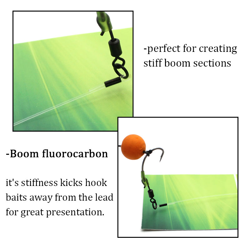 Carp Fishing Hooklink Boom Flu - Fluorocarbon Line 评论和价格