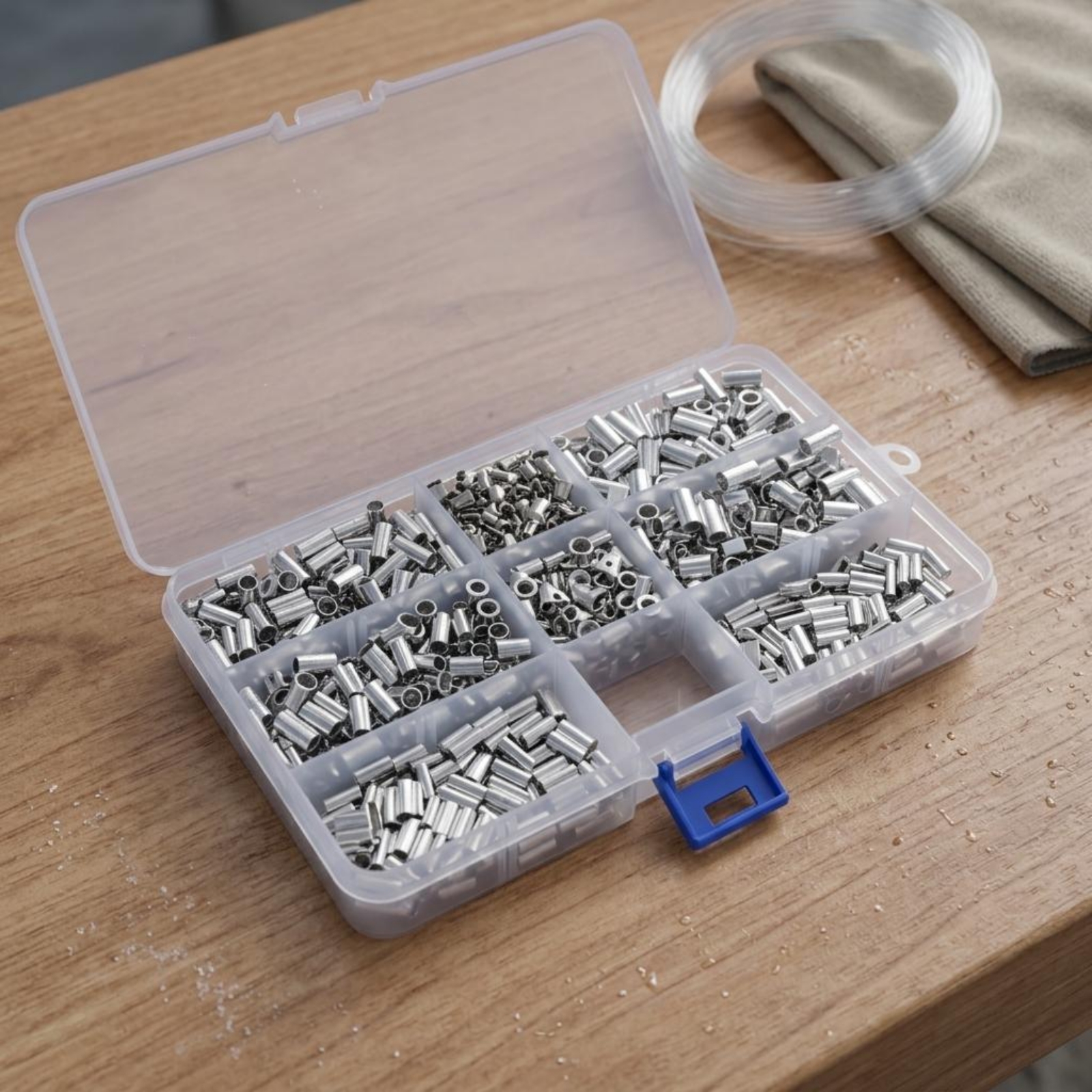 600 Pieces Fishing Line Crimp  - Leader Line 评论和价格