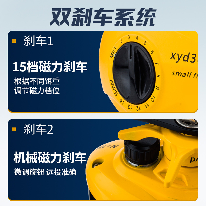Yellow N+1 Bb Baitcasting Reel - Ice Fishing Line 评论和价格