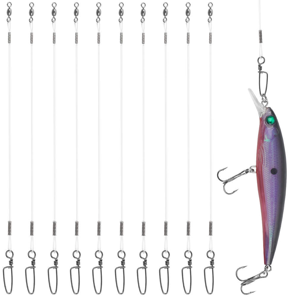 10Pcs Fluorocaron Fishing Lead - Fluorocarbon Line 评论和价格