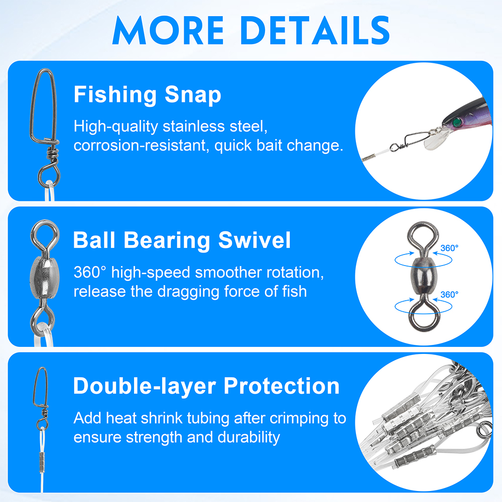 10Pcs Fluorocaron Fishing Lead - Fluorocarbon Line 评论和价格