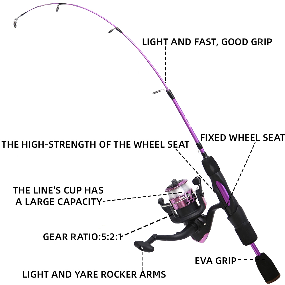Ice Fishing Rod Reel Combo 68c - Ice Fishing Line 评论和价格