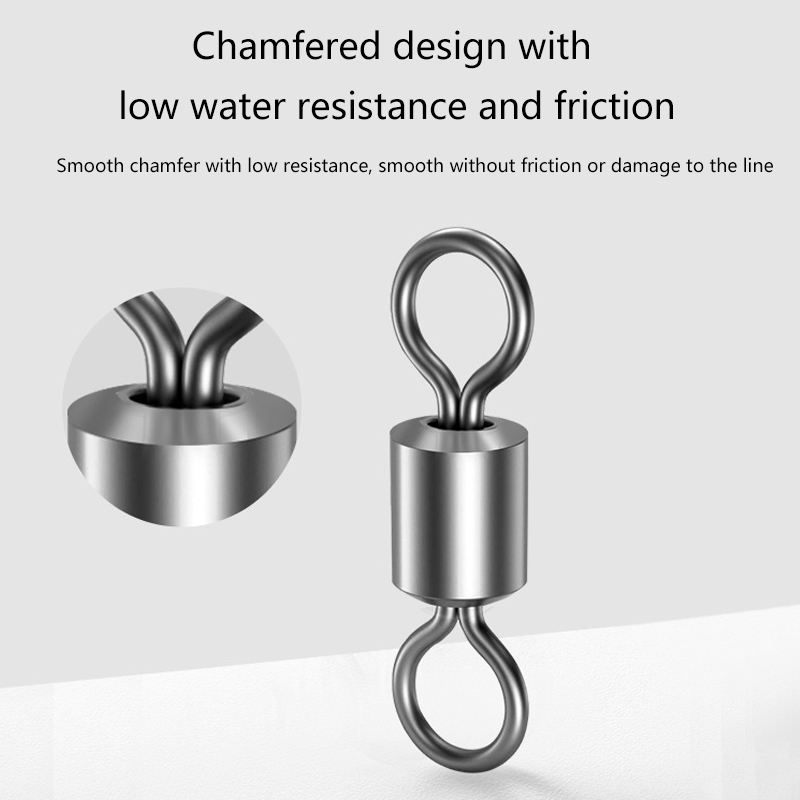 ★▲100Pcs Fishing Swivels Stain - Monofilament Line 评论和价格