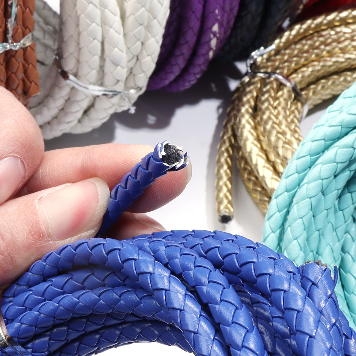 5 Yards/lot 6/7mm Braided Leat - Braided Line 评论和价格