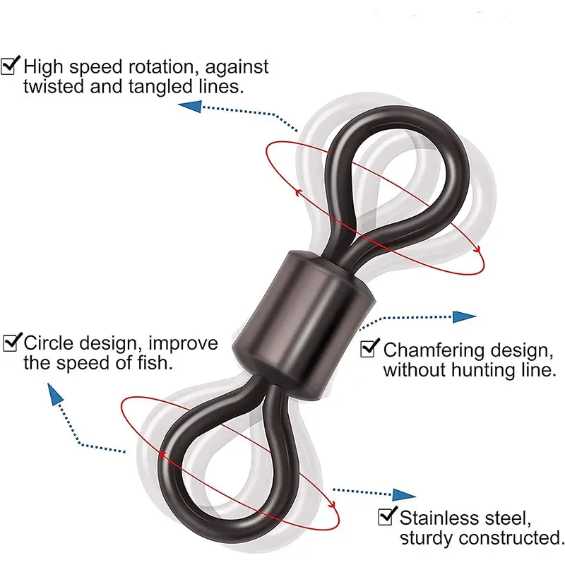 Fishing Swivels Kit Ball Beari - Saltwater Line 评论和价格