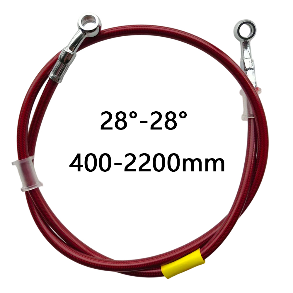 28-28 Red Universal Motorcycle - Braided Line 评论和价格