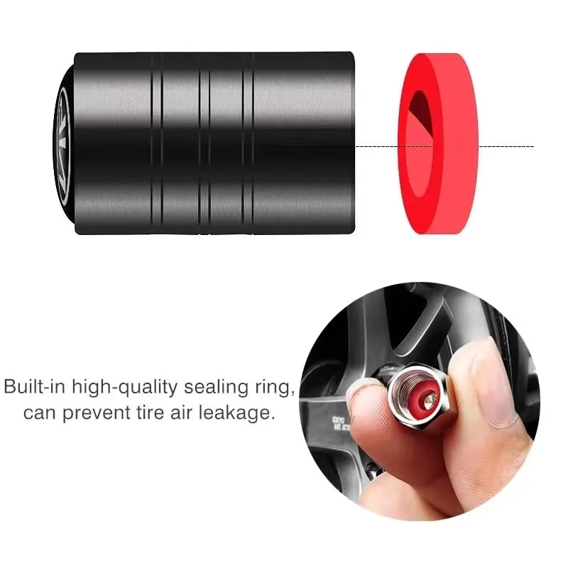 4Pcs Car Styling 3D Aluminum M - Tippet Line 评论和价格
