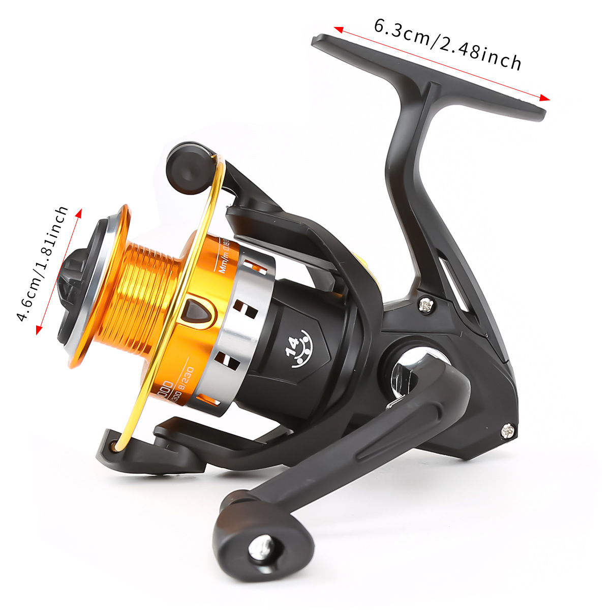 Spinning Reel With Metal Spool - Ice Fishing Line 评论和价格