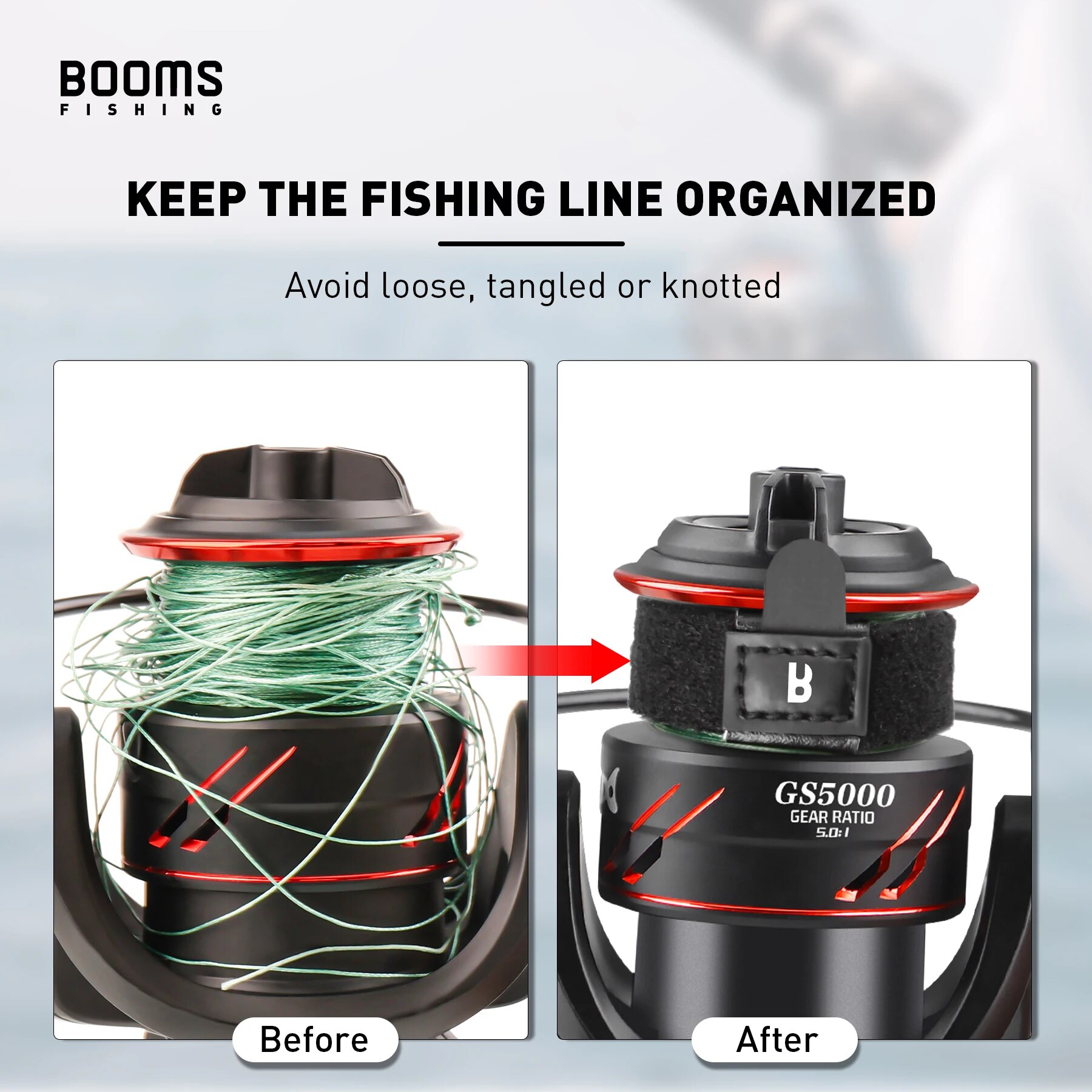 Booms Fishing SB1 4Pcs Spinnin - Fishing Line Spool 评论和价格